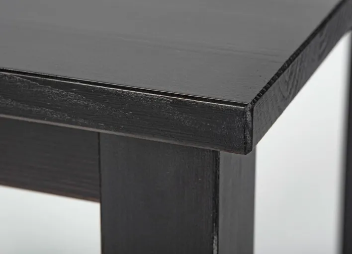 Beistelltisch MICHAEL 45x55x45 cm Massivholz schwarz