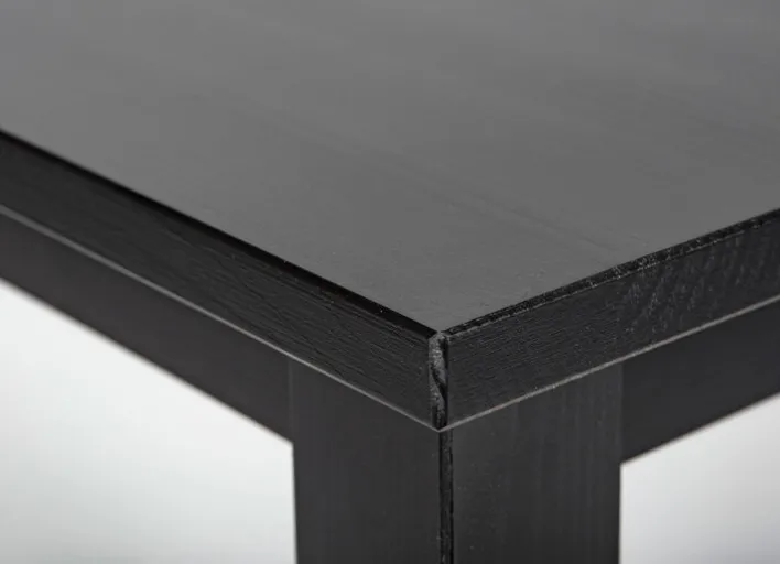 Beistelltisch MICHAEL 45x55x45 cm Massivholz schwarz