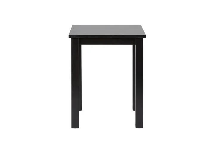 Beistelltisch MICHAEL 45x55x45 cm Massivholz schwarz