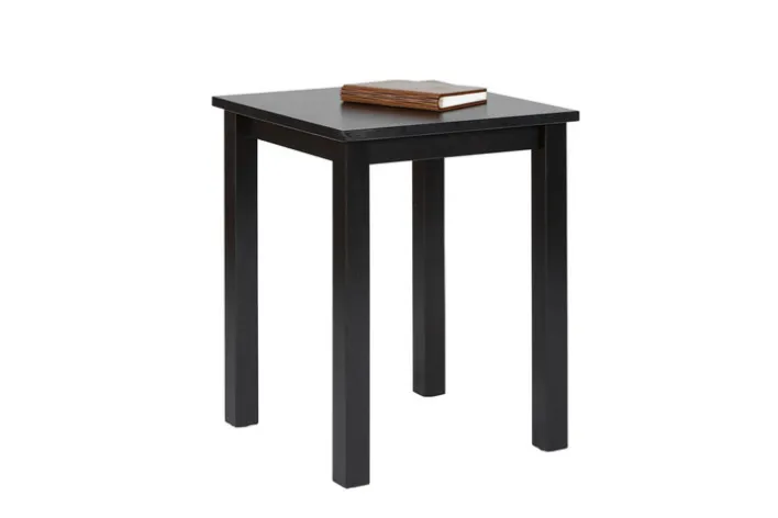 Beistelltisch MICHAEL 45x55x45 cm Massivholz schwarz