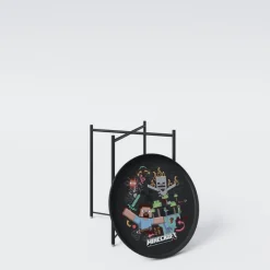 Beistelltisch MINECRAFT schwarz/ grau/ mehrfarbig