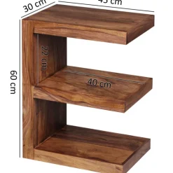 Beistelltisch MUMBAI 45 x 30 cm Sheesham