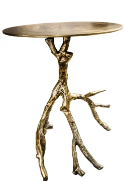 Beistelltisch rund BRANCH GOLD