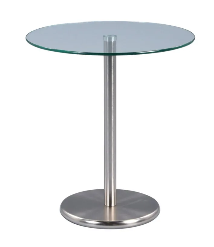 Beistelltisch rund DETROIT Edelstahloptik