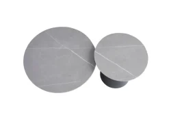 Beistelltisch SUZIE 2er-Set grau/schwarz