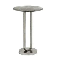 Beistelltisch TARA 38 x 38 cm silberfarbig