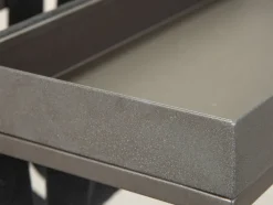 Beistelltisch TILL 35 x 40 cm Metall Anthrazit