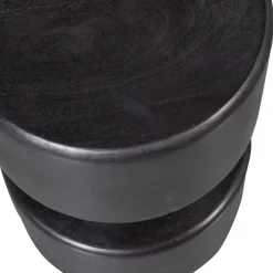 Beistelltisch TUVE 30 x 45 cm schwarz matt