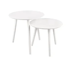 Beistelltisch VILMA 2-teilig weiss