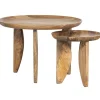 Beistelltisch-Set HIGH HEELS 2-teilig Mangoholz