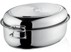 Berndes Bräter mit Deckel 8500 ml silberfarbig