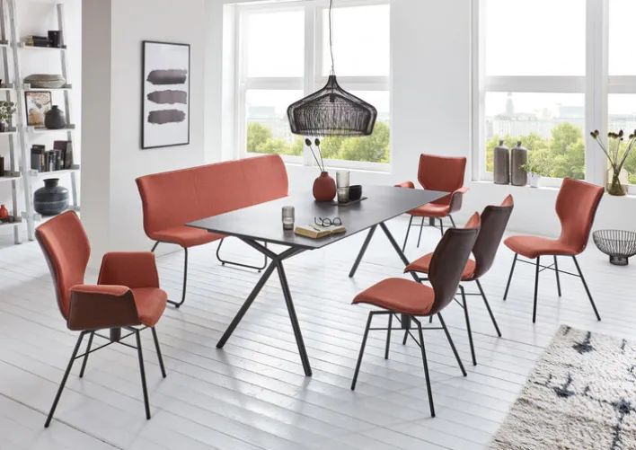 bert plantagie Esszimmerstuhl JONI FOUR 2er Set bold cuero