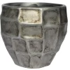 Übertopf 15 cm altsilberfarbig
