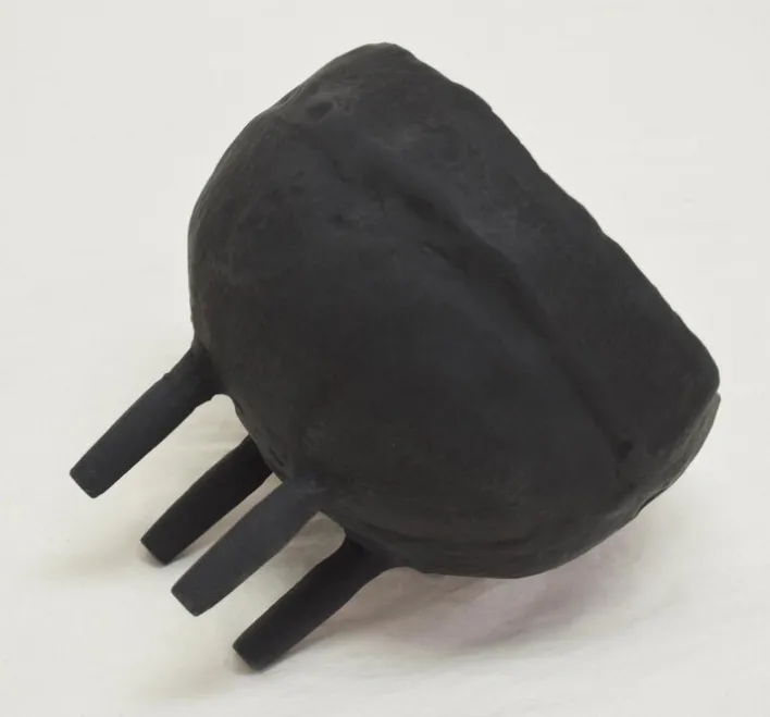 Übertopf 4-FEET 15 cm schwarz