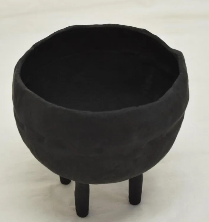 Übertopf 4-FEET 15 cm schwarz