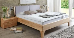 Bett AVANTGARDE 180 x 200 cm Kernbuche natur geölt