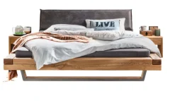 Bett ESPERA 180 x 200 cm Wildeiche natur geölt
