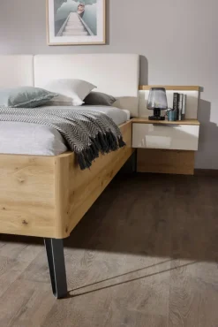 Bett SEAMO Artisan Eiche/ Champagner