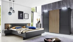 Bettanlage ALASKA 180 x 200 cm grau/ braun