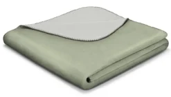 Biederlack Plaid 130 x 170 cm salvia/silber