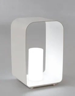 bizzotto Akku LED Tischlampe RIDLEY 45 cm weiß