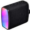 Bluetooth Lautsprecher mit Licht 8 Watt schwarz