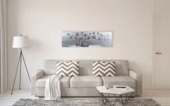 BÖNNINGHOFF Bild VASE MIT SILBERAPPLIKATIONEN 120 x 40 cm