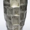 Bodenvase 53 cm altsilberfarbig
