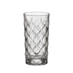BOHEMIA SELECTION Longdrinkglas NELSON Kristallglas Höhe 15 cm 330 ml Transparent/Klar