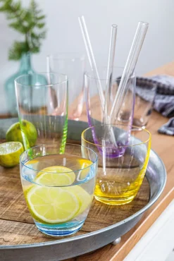 BOHEMIA SELECTION Longdrinkglas VIVA COLORI 6er Set - je 350 ml