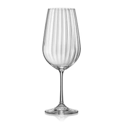 BOHEMIA SELECTION Rotweinglas WATERFALL 6er Set