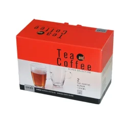 BOHEMIA SELECTION Tee- / Kaffeeglas LYRA 2er Set transparent