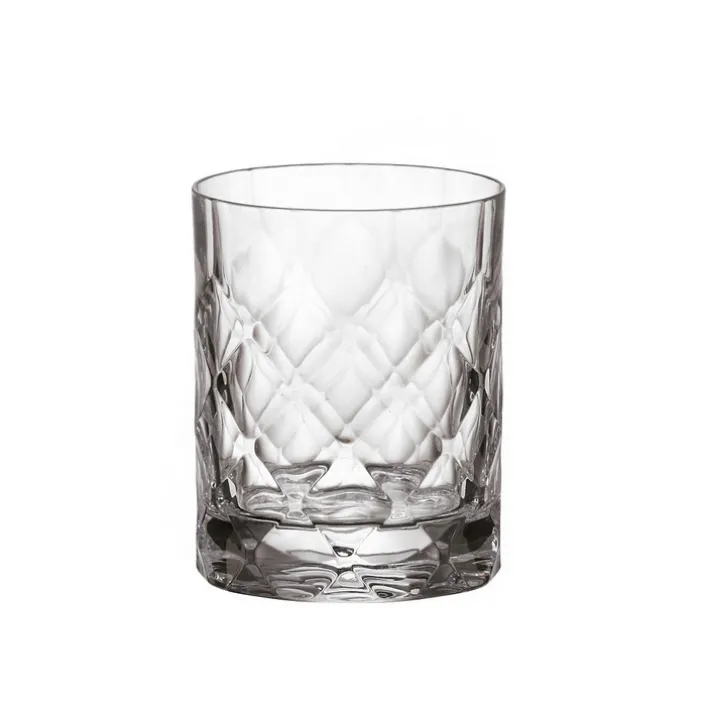 BOHEMIA SELECTION Whiskyglas NELSON Kristallglas Höhe 10 cm Transparent/Klar