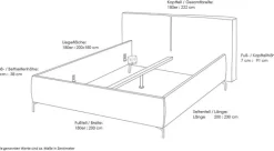 BOHOME Polsterbett CALAS beige