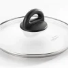 bongusto Glasdeckel 28 cm schwarz/ silberfarbig