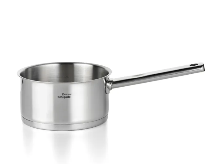 bongusto Topfset 4-teilig Edelstahl silberfarbig