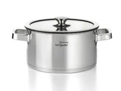 bongusto Topfset 4-teilig Edelstahl silberfarbig