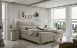 Boxspringbett ALISON 200 x 220 cm beige