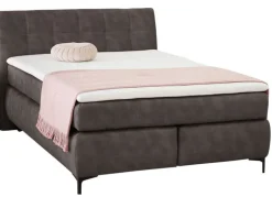 Boxspringbett BIANCA 140 x 200 cm grau