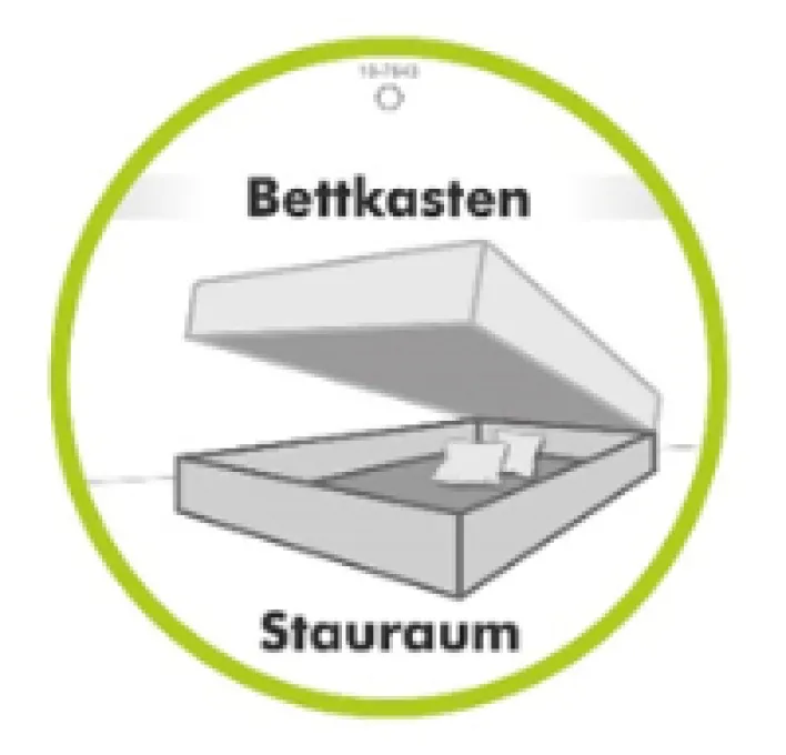 Boxspringbett CASA GRANDE 250 x 215 x 65 cm Beige