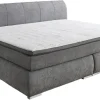 Boxspringbett CODY 240 x 200 cm grau