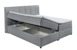 Boxspringbett GRAZIA 180 x 200 cm grau