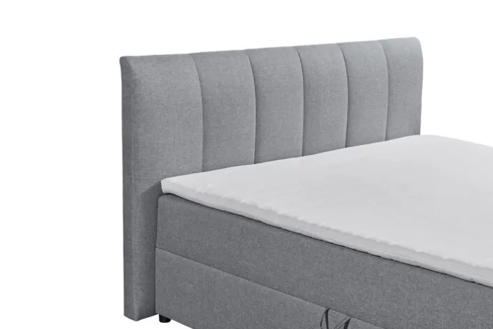 Boxspringbett GRAZIA 180 x 200 cm grau