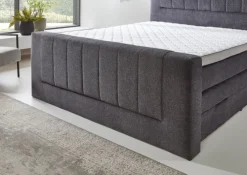 Boxspringbett KENOSHA 180 x 200 cm anthrazit