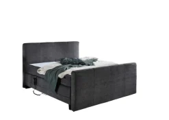 Boxspringbett LOCKPORT 180 x 200 cm anthrazit