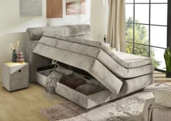 Boxspringbett QUEEN 180 x 200 cm beige