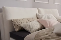 Boxspringbett SUPREME COMFORT 180 x 200 cm Stoffbezug beige