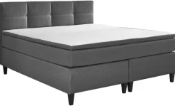 Boxspringbett SURREY 180x200 cm anthrazit