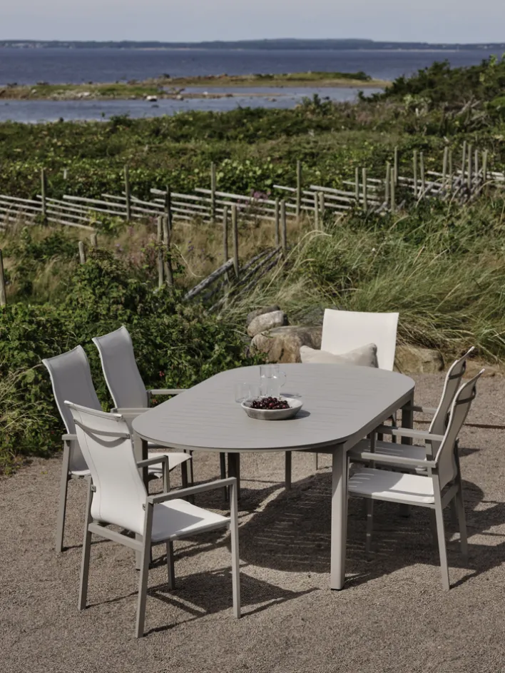 Brafab Gartentisch LOMMA 220-280 x 110 cm khaki