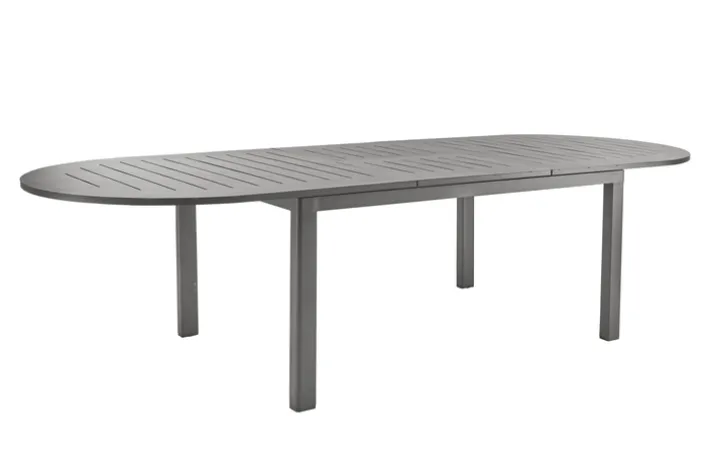 Brafab Gartentisch LOMMA 220-280 x 110 cm khaki